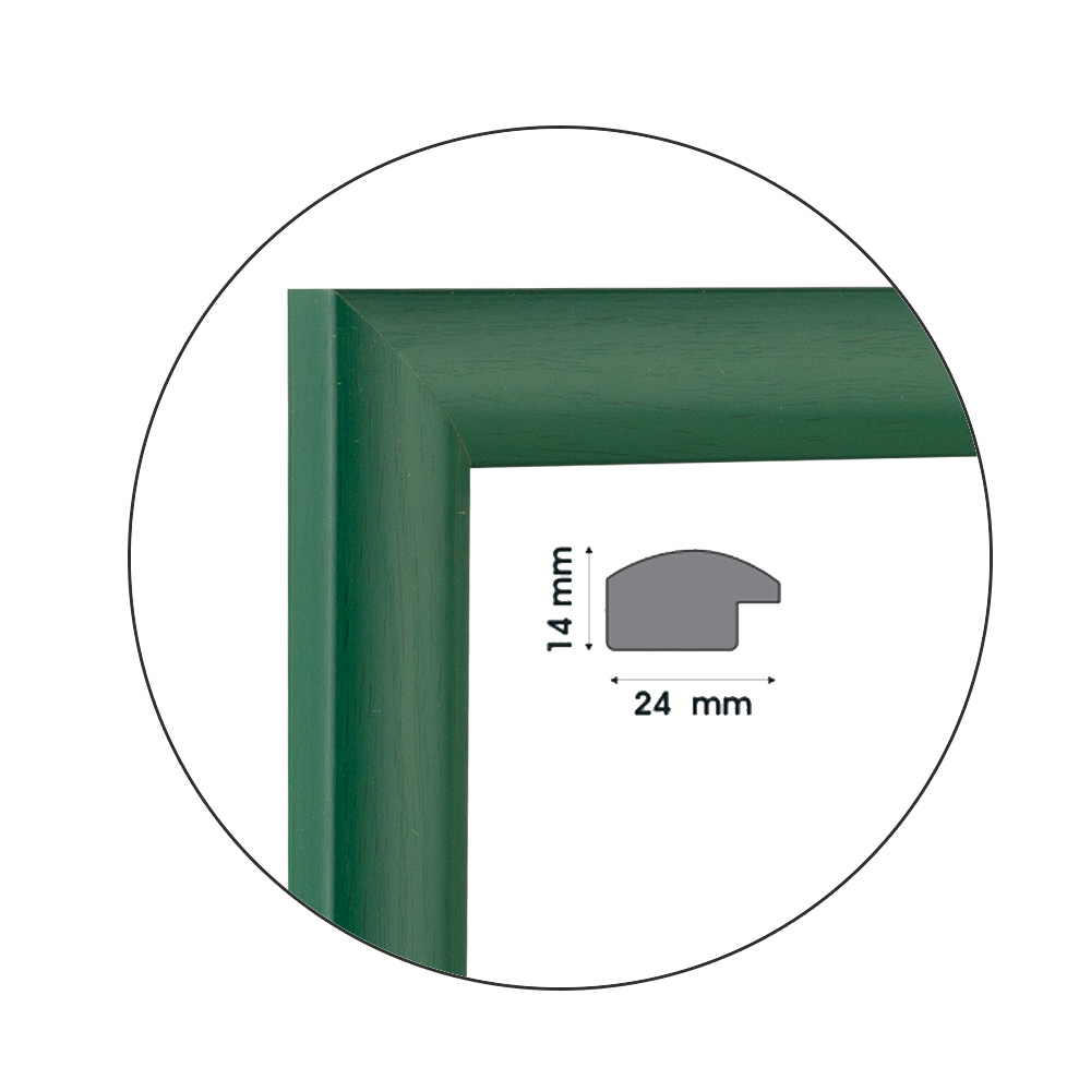 Ramă Verde Închis | 2,2 cm